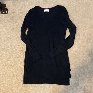 Black tunic sweater